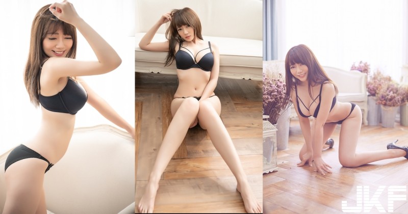 【蜗牛娱乐】深黑誘惑！萬人追蹤模特兒”史上最大尺度解放”　飽滿E杯與白皙長腿的完美結合
