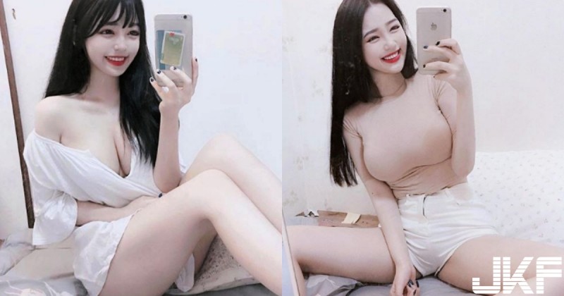 【蜗牛娱乐】在家不準穿衣服！「爆乳正妹」在家太隨性，「形狀明顯」隨時都在走光邊緣啊…