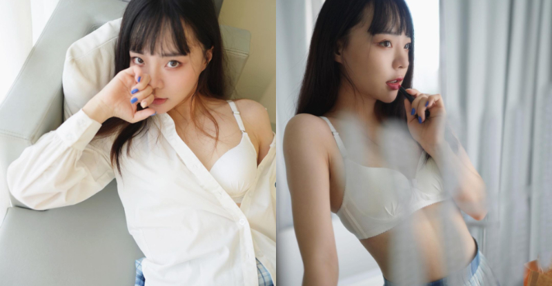 【蜗牛娱乐】媚眼少女「多娜」私畫面曝光，「渾圓雙峰」搭窈窕腰線超誘人