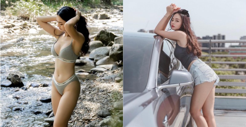 【蜗牛娱乐】長腿部落客「A栗」健美身材超犯規　露出馬甲線高調「炫腹」