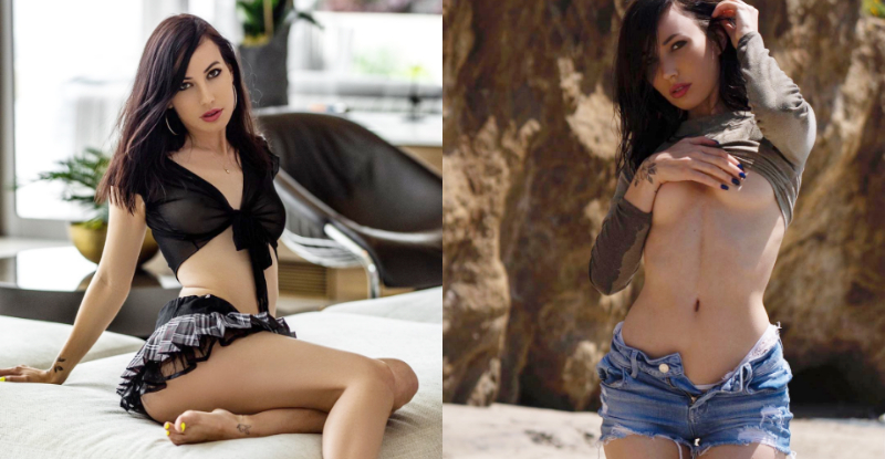 【蜗牛娱乐】微乳沒關係…露南半球很可以！妹子衣服往上撩　性感下弧線誘惑力十足