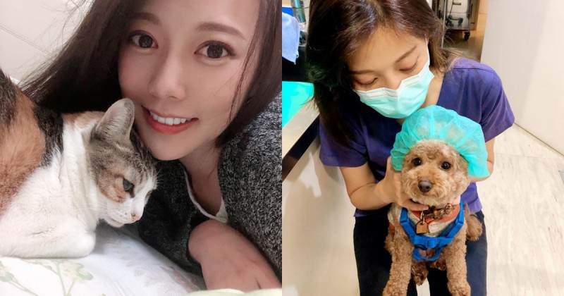 【蜗牛娱乐】全台最正獸醫師「魏立寧」，笑容親切甜美糖度超高，網友瘋狂羨慕貓狗：想當禽獸！