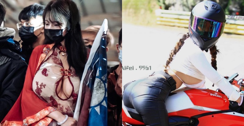 【蜗牛娱乐】台中車展人群中驚見「薄紗爆乳妹」　一手無法掌握的大小太吸睛