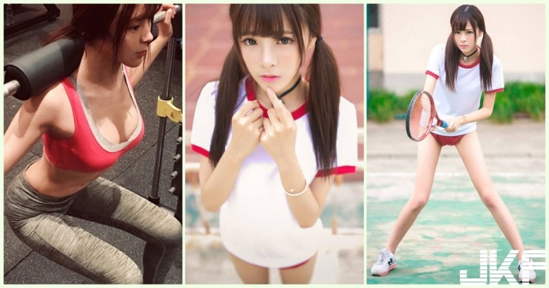 【蜗牛娱乐】健身房驚見「美奶學生妹」深蹲視角太邪惡！超可愛形狀會讓教練受不了啦…