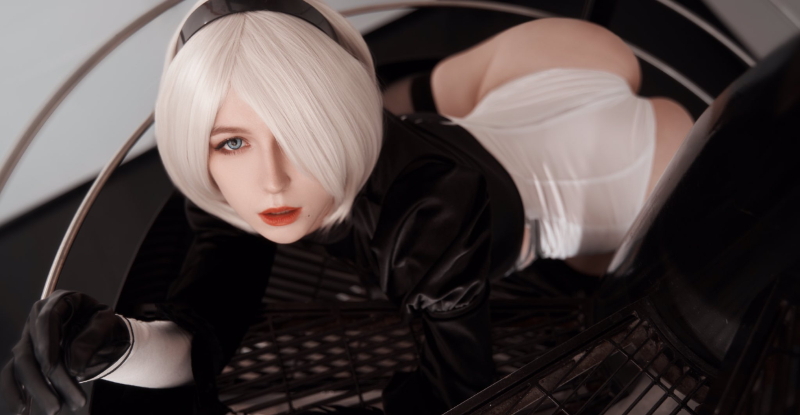 【蜗牛娱乐】二次元真實體現！正妹Coser神還原2B　「可清純又可慾」撩撥粉絲身心