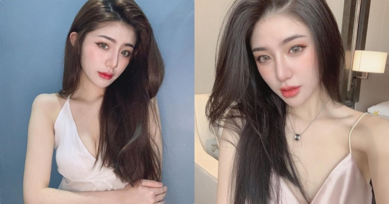 【蜗牛娱乐】冰山美人「性感S曲線」好極品，「深V禮服」充滿撩人魅力！