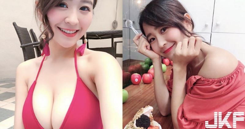 【蜗牛娱乐】甜美正妹有「巨乳級反差」？時尚部落客「郭圈圈」這溝有點兇啊！換比基尼整個不得了！