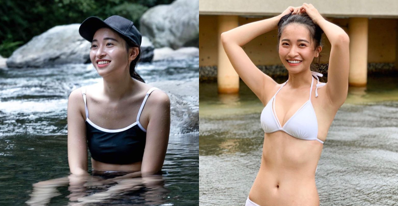 【蜗牛娱乐】化工系花學姊「Allison」氣質天然超迷人，比基尼「狂展白皙辣體」太養眼！