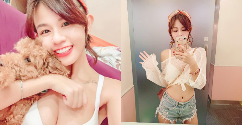 【蜗牛娱乐】人氣模特兒「安柏涵Amber Han」清新臉蛋甜笑超迷人，傲人上圍更激發破表性感力！