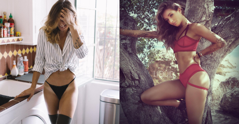 【蜗牛娱乐】專業！美國辣模什麼風格都能駕馭　清純鄰家系「一秒切換」狂野慾女