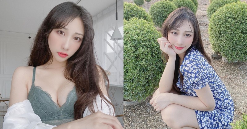 【蜗牛娱乐】正妹「岑晴晴」窈窕曲線配超甜臉蛋，性感內衣展現「超白皙嫩乳」！