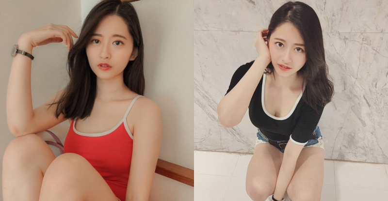 【蜗牛娱乐】清新正妹「李央錡Luyang」小鹿眼神超無辜，撩髮「偷掏事業線」讓人難以抗拒！