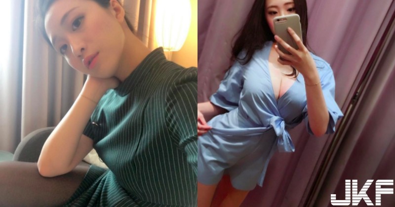【蜗牛娱乐】隱乳系空姐！平常包緊緊褪下制服竟然「乳量驚人」!各種「養眼畫面」刺激到鼻血噴一缸