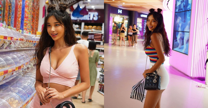 【蜗牛娱乐】零食店驚見「兇猛九頭身」，逆天美體火力展延超不科學