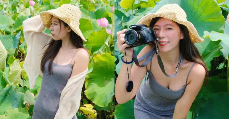 【蜗牛娱乐】荷花季見「甜美幼教師」，清新笑顏讓網友超想倒退嚕：「想重讀幼兒園！」