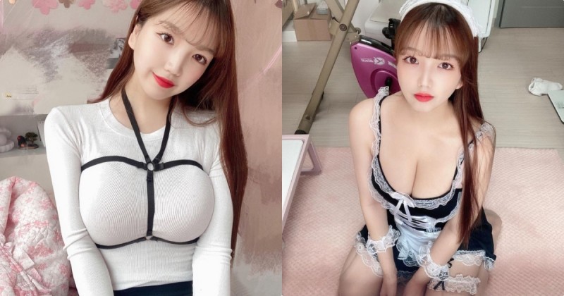 【蜗牛娱乐】繩束巨乳！童顏麻豆「胸前兩大顆好明顯」，養眼畫面眼睛移不開了！