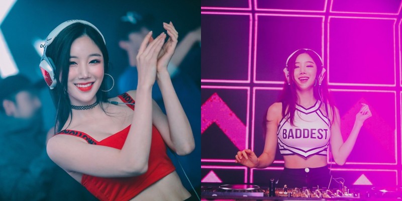 【蜗牛娱乐】爆奶DJ「SURA」深溝刷盤畫面超邪惡　瘋狂乳搖激烈程度不輸