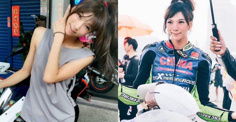 【蜗牛娱乐】連司機都敬畏！正妹賽車手「陳綠Green Chen」美腿纖長比例逆天，安全帽脫下更讓人讚嘆！