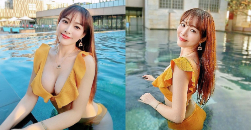 【蜗牛娱乐】空中小姊姊「楊凱涵」挺出「白皙大浮標」，視覺聽覺讓粉絲一次滿足！