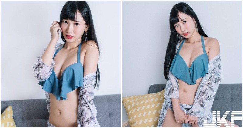 【蜗牛娱乐】呆萌女孩的「火辣女友福利」，穿養眼爆乳裝陪伴你一整天！