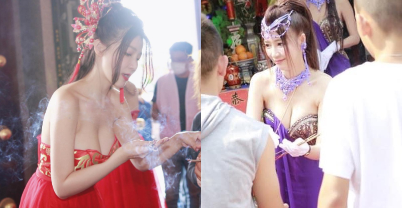 【蜗牛娱乐】「最美掌櫃」發一支香倒一次奶，信眾虔誠力發揮：「買福金可脫單」