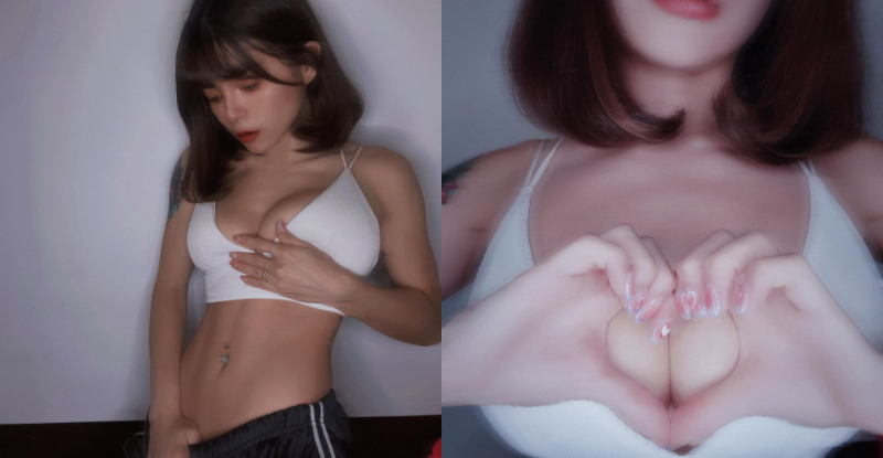 【蜗牛娱乐】奶奶有心了！性感小野馬「容容Rong」大秀腹肌，推擠長輩送上「乳香愛心」！