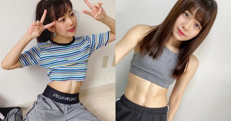 【蜗牛娱乐】超火辣馬甲線！154公分小隻馬「掀衣露出完美線條」，優質曲線讓人想一起重訓！