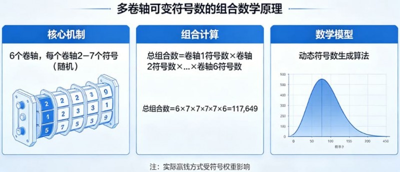 Megaways机制解析:117,649种赢钱方式背后的数学模型。 Megaways机制解析:117,649种赢钱方式背后的数学模型。