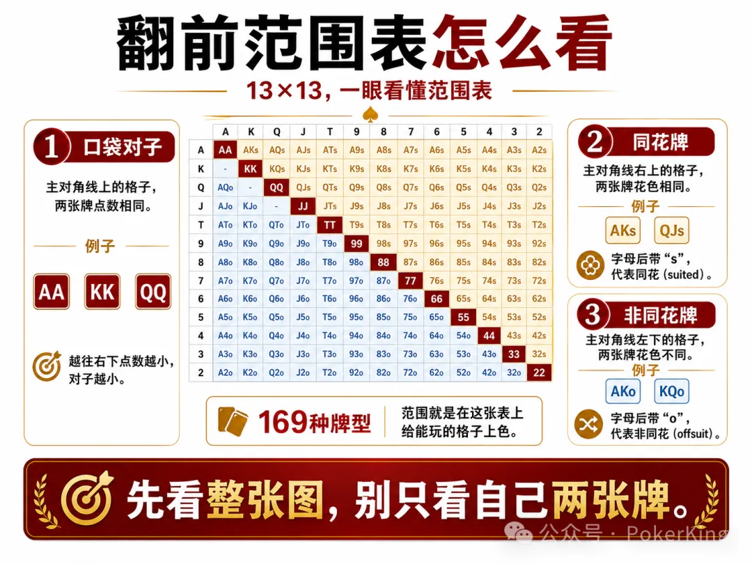 【EV 扑克】别只盯着自己两张牌:新手德州扑克中最容易被忽略的“范围思维”