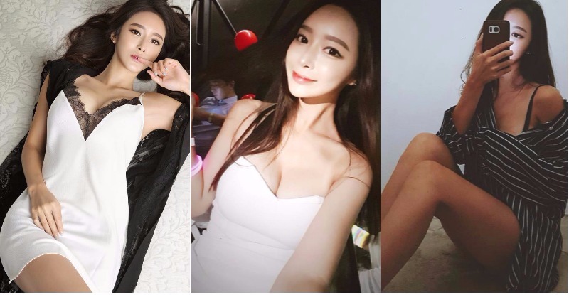 【蜗牛娱乐】妹子超低領口兩粒「渾圓乳球」呼之欲出，又深又長的一條線，快門聲響不停！