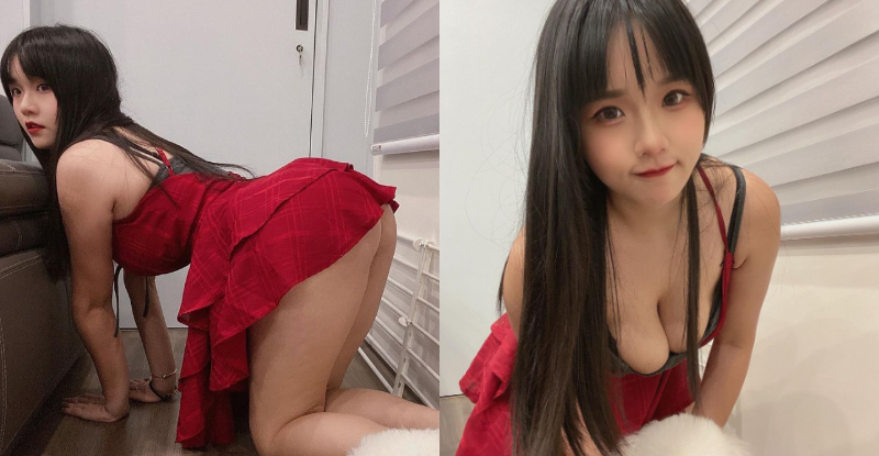 【蜗牛娱乐】小情趣！「寶7」騷辣美體躲貓貓，「大歐派、翹蜜臀」直接反骨露餡！