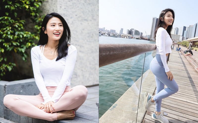 【蜗牛娱乐】神之BODY無誤！瑜伽人妻「林芊妤」大膽動作美臀形狀外洩　讓人不禁出現大膽想法