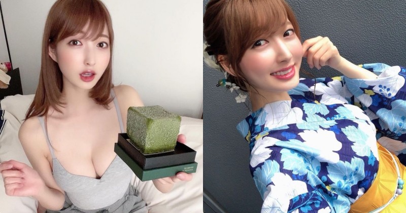 【蜗牛娱乐】上智大學性感正妹主播「森田由乃」，餵吃巧克力展現「火辣美胸」！