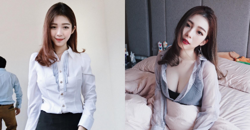 【蜗牛娱乐】脾氣差「OL正妹」解開鈕扣「大爆乳」！沈甸甸過人乳量無法測量！