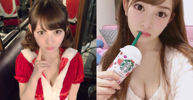 【蜗牛娱乐】電到了！日本「萌系美乳」正妹雙眸超電，白嫩肌膚好吸睛！