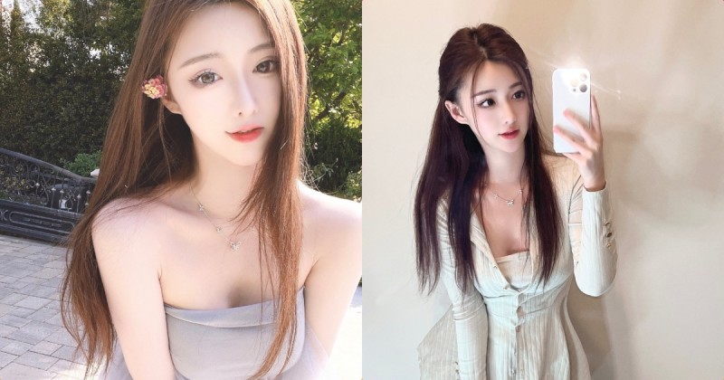 【蜗牛娱乐】抖音正妹「出遊辣照好誘人」，「光滑白皙美肌」太挑逗！