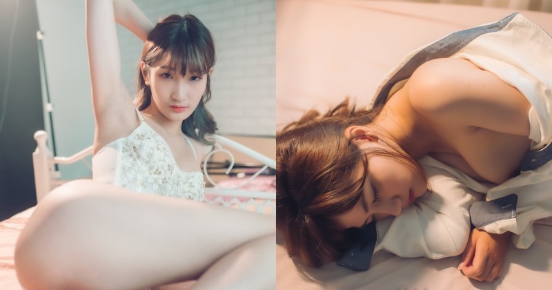 【蜗牛娱乐】2 位清純保守的「幼稚園老師」被說服！露出「飽滿雪乳」辣拍大尺照！