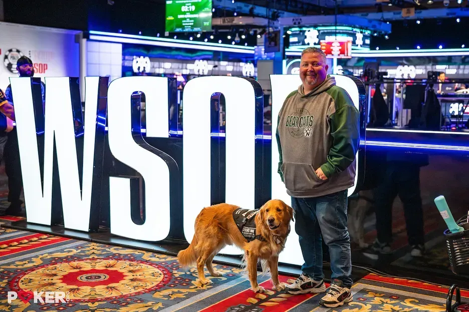 【EV 扑克】带着金毛打 WSOP？“没有它，我可能会死在牌桌上”