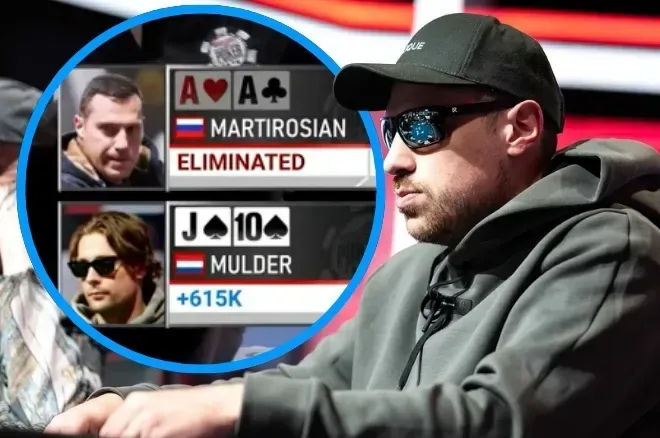 【EV 扑克】这是什么天谴局!连续两把 AA 被河杀,堪称 WSOP 最惨泡沫男