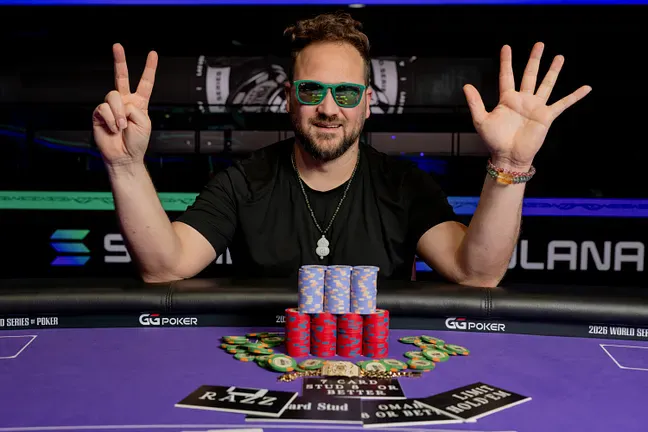 【EV 扑克】2026WSOP | 10K H.O.R.S.E.赛朱跃奇获第 29 名,3K 六人桌 DannyTang 第 38 名