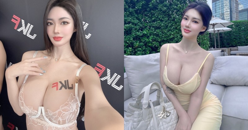 【蜗牛娱乐】仙氣女神降臨！「陳仙」爆乳透膚蕾絲辣到犯規，S曲線將現身親密攝影會