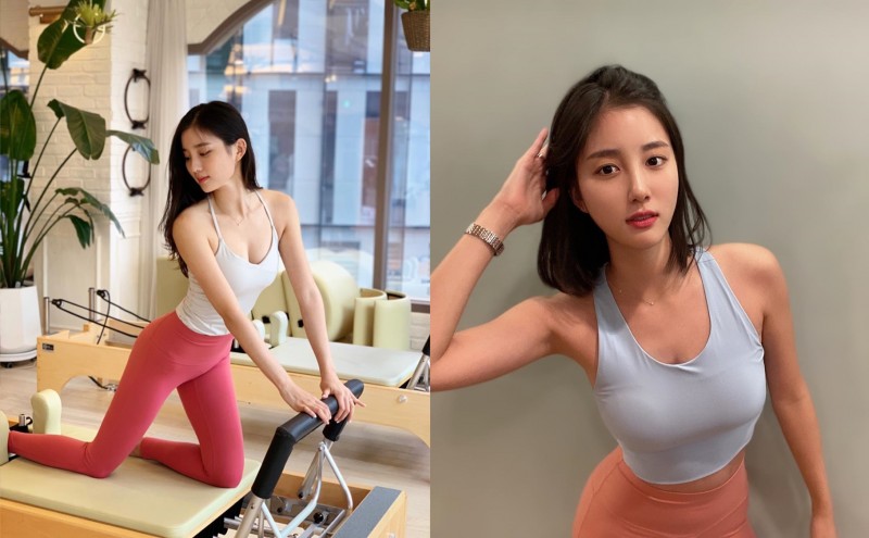【蜗牛娱乐】韓國瑜珈老師「Jisoo Shin」身材超火辣！超大膽動作美臀形狀外洩　讓人有了大膽想法