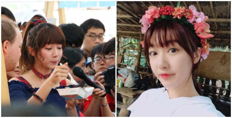 【蜗牛娱乐】地表最可愛吃貨！「國民老婆」泱泱超天然萌感，美食就是她的生命