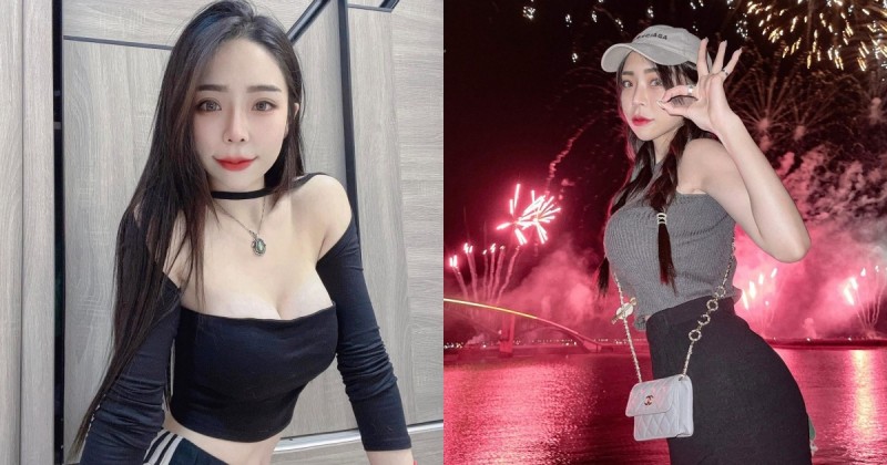【蜗牛娱乐】澎湖花火節出現「窈窕正妹」，前凸後翹S好搶眼，穿泳裝辣得更誇張！