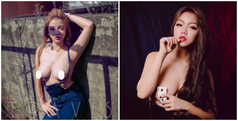 【蜗牛娱乐】「巨乳正妹」最強時尚露出！野性眼神與胸爆身材完美結合，原來時尚可以這麼辣！