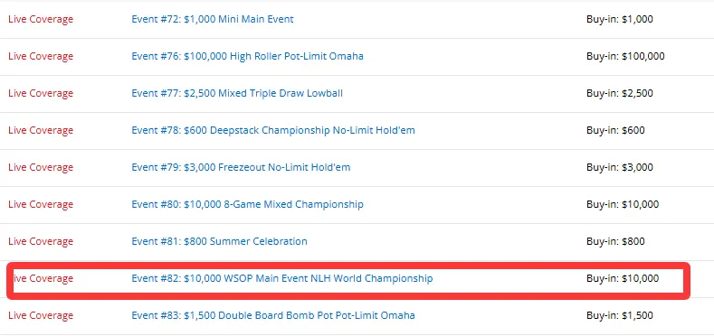 【EV 扑克】WSOP 主赛 A 组中国军团强势出击!徐强王阳码量超 200bb 剑指冠军!