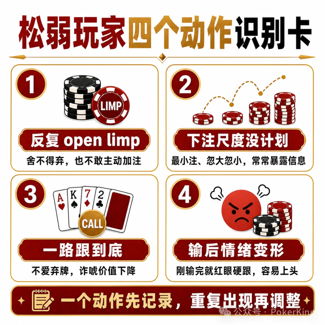 【EV 扑克】坐上牌桌,先别急着看牌:四个信号帮你识别桌上的“目标玩家”