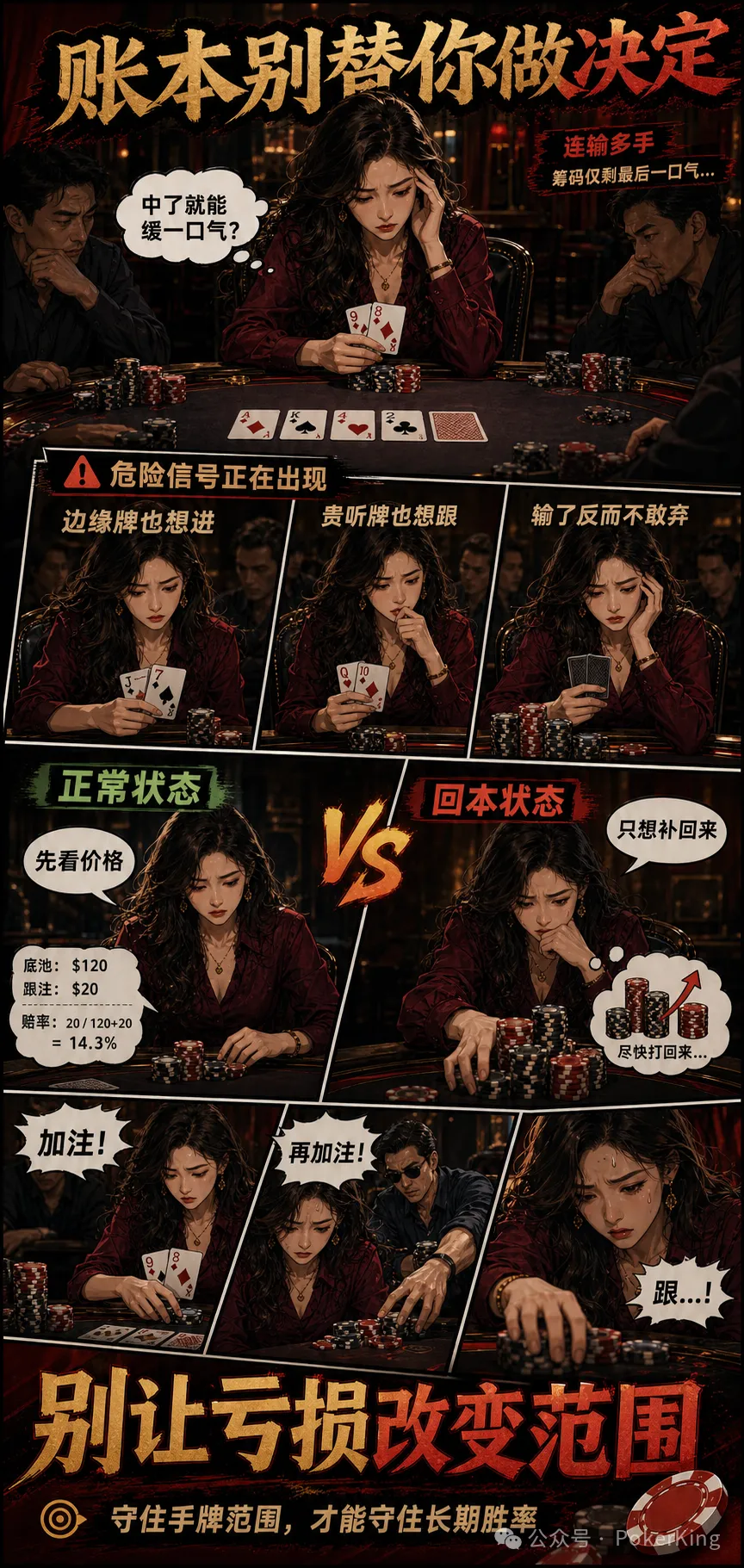 【EV 扑克】连输时最危险的三件事:别让“今晚必须追回来”替你做决定