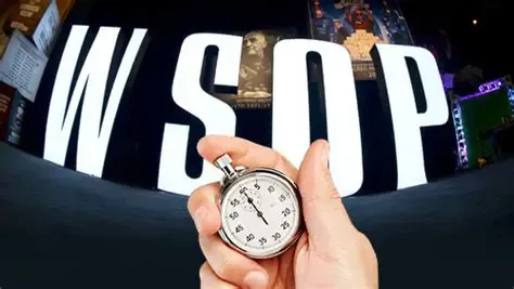 【EV 扑克】17 分钟长考的代价:全体上钟!WSOP 中途改规则玩家当场炸锅