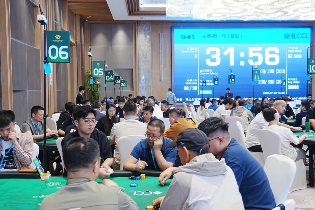 【EV 扑克】2026 CCL 崇礼站主赛 B 组战报:168 人参赛 47 人晋级,韩磊 354K 登顶 CL